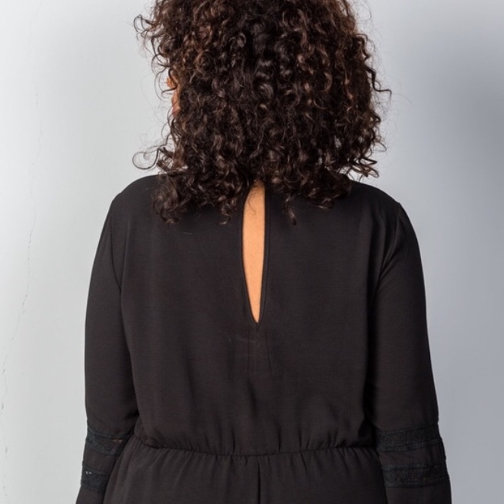 2x HPπ π₯Plus Size Black Romper - Picture 3 of 4